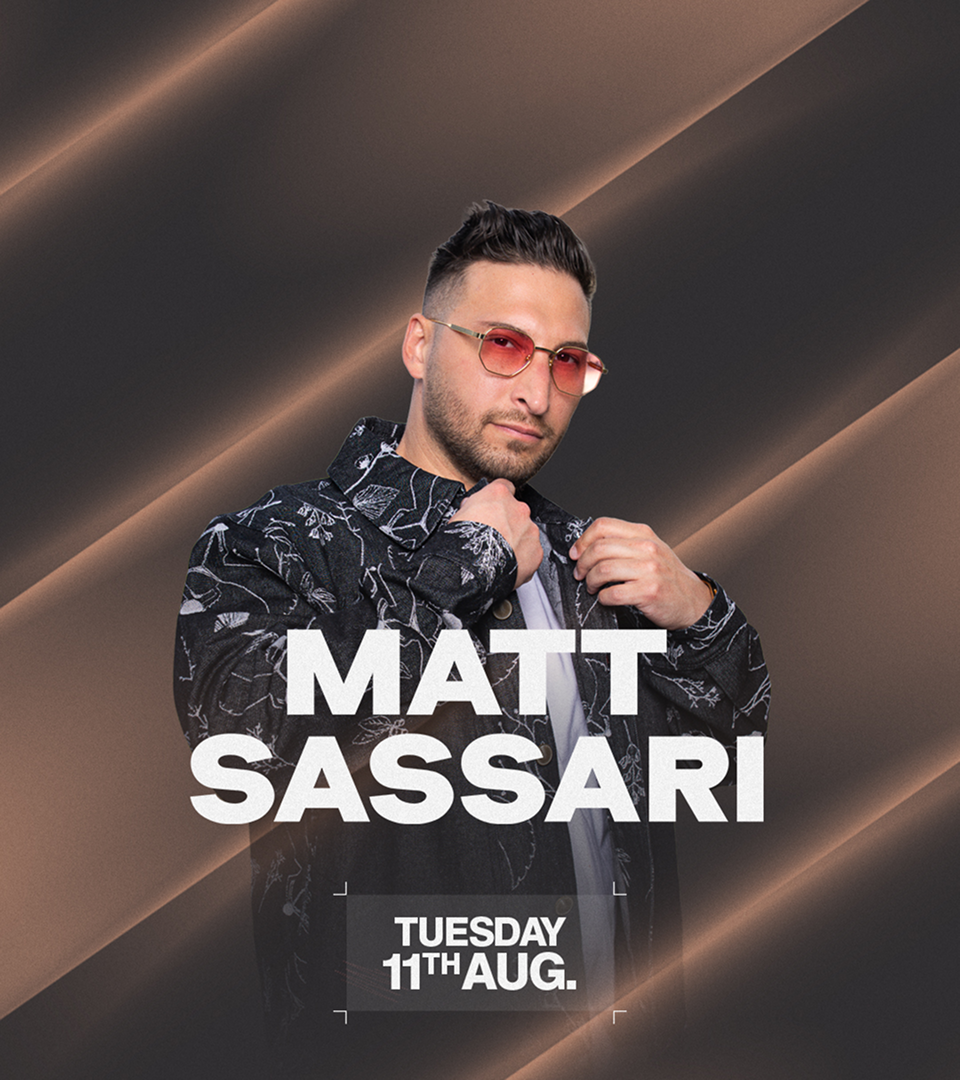 Matt Sassari at Tropicana Mykonos